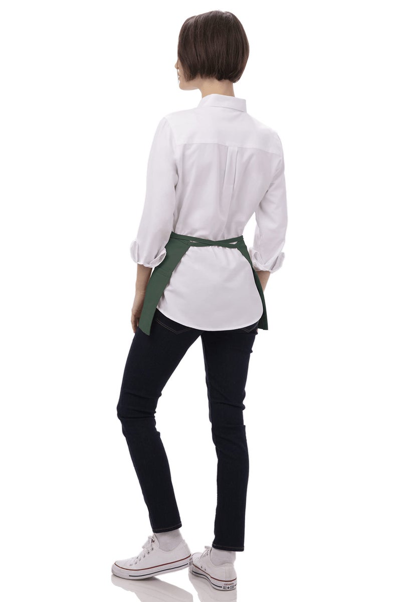 Chef Works Unisex Waitress Apron, Hunter Green, One Size - Image 3